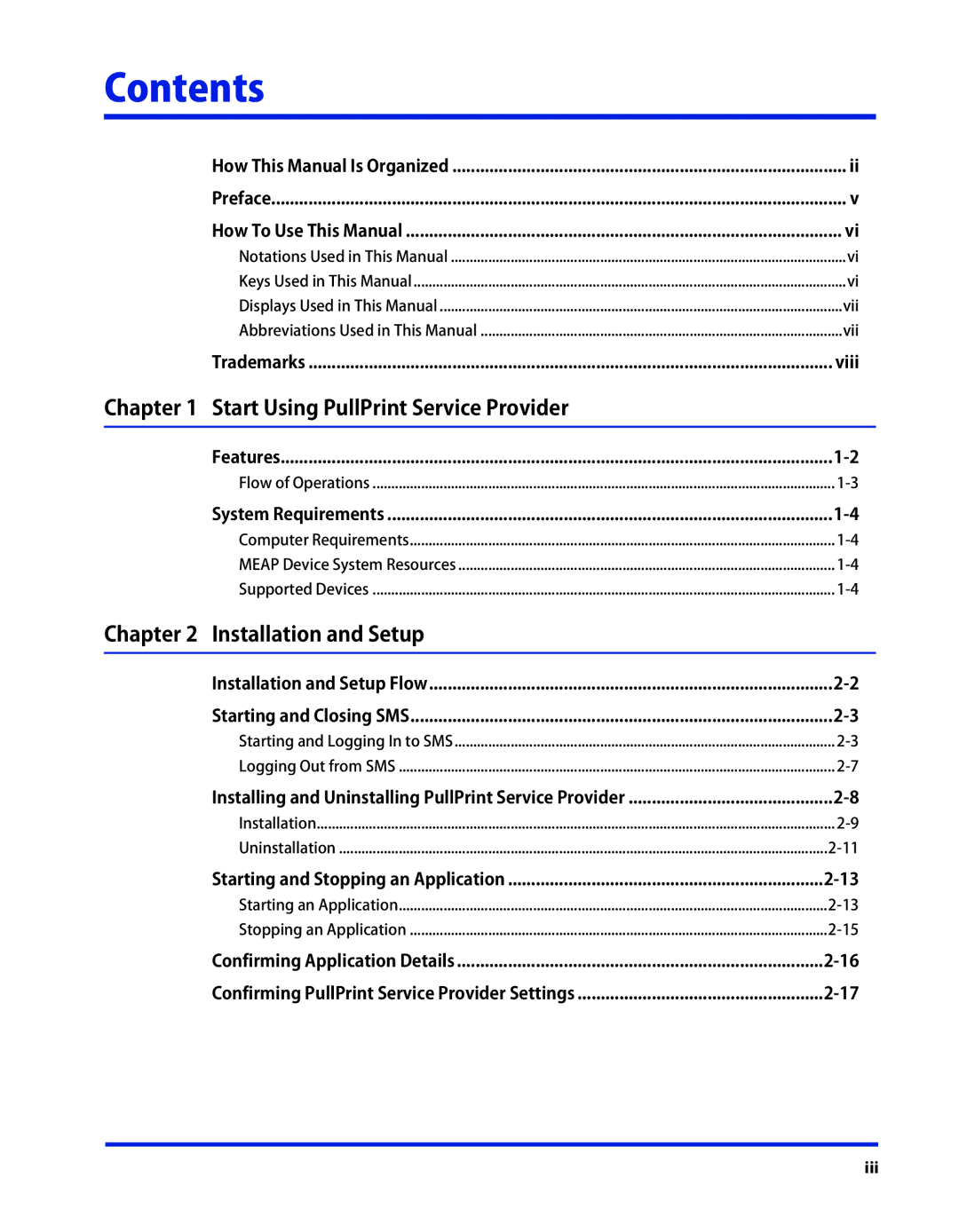 Canon SE-IE-1359-V2 manual Contents 