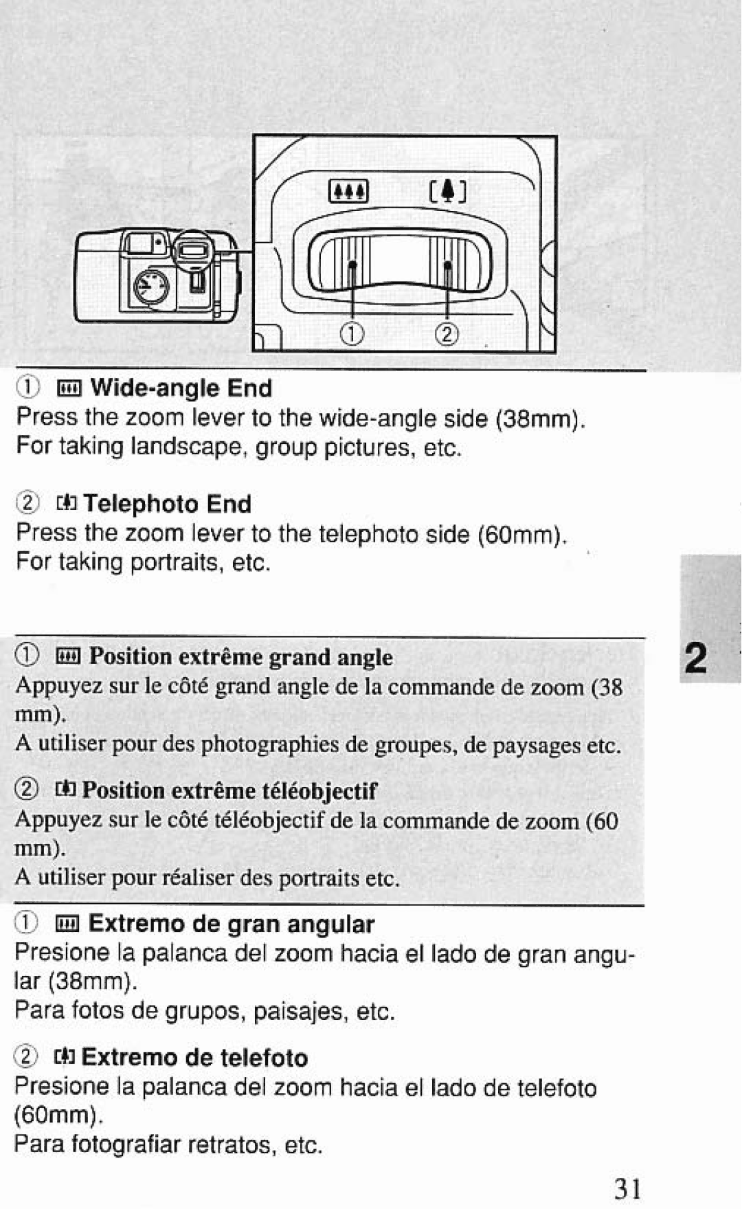 Canon SureShot 60 Zoom manual 