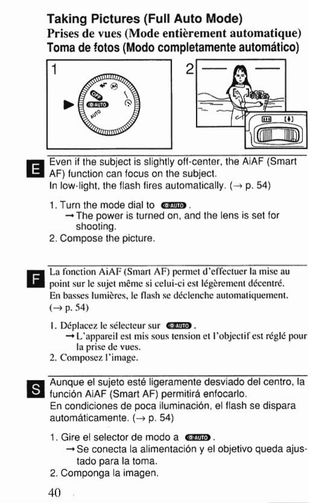 Canon SureShot 60 Zoom manual 