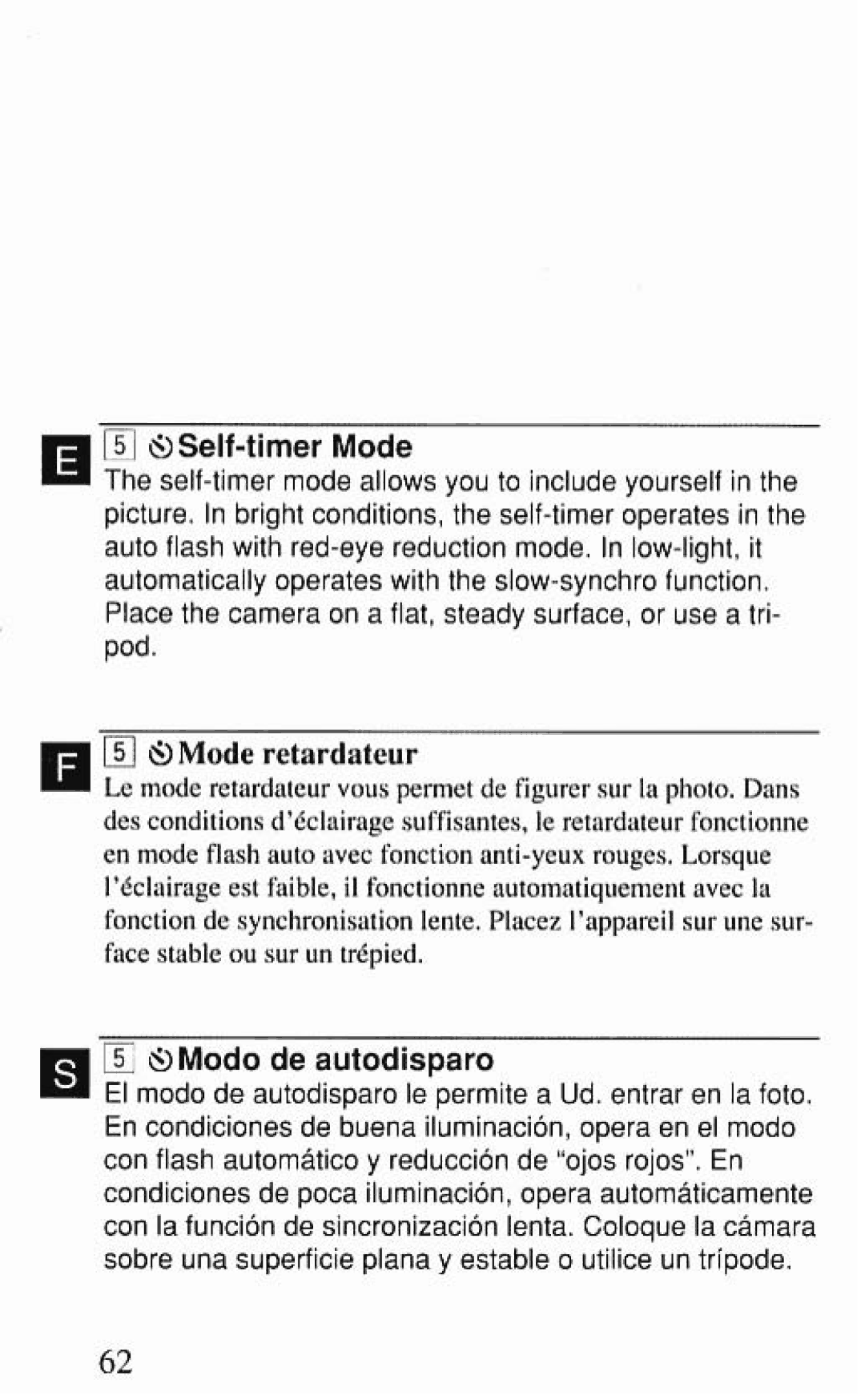 Canon SureShot 60 Zoom manual 