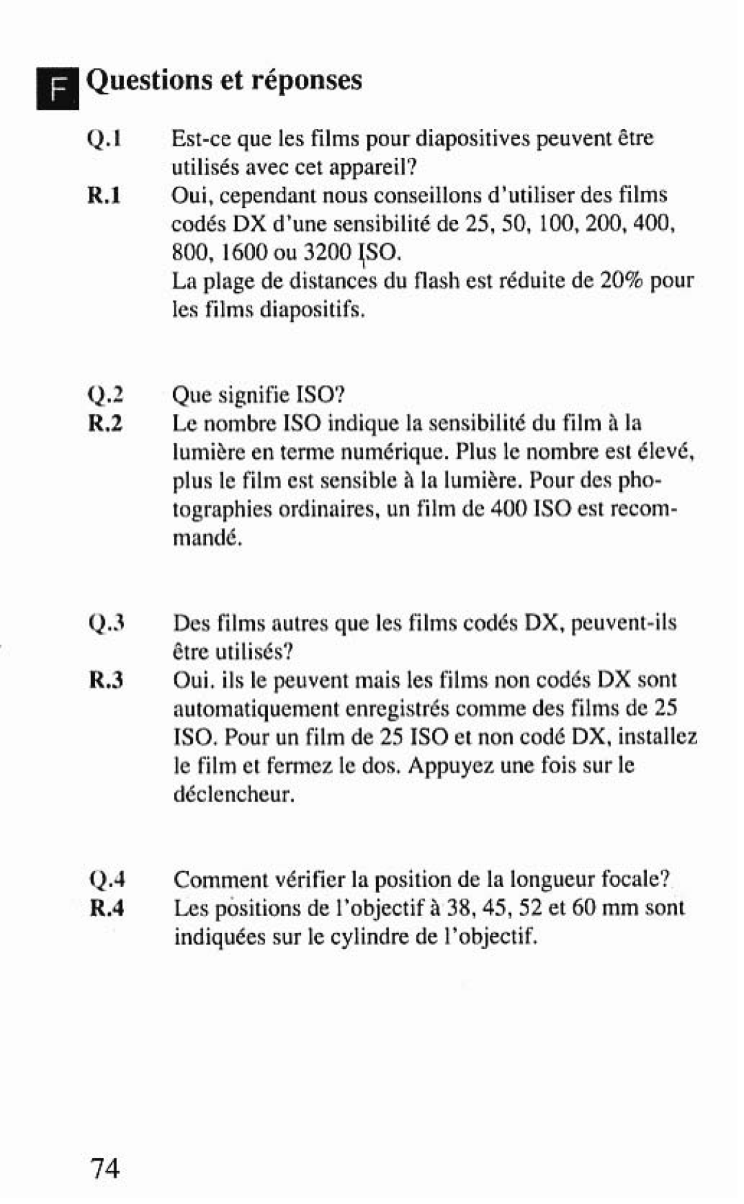 Canon SureShot 60 Zoom manual 