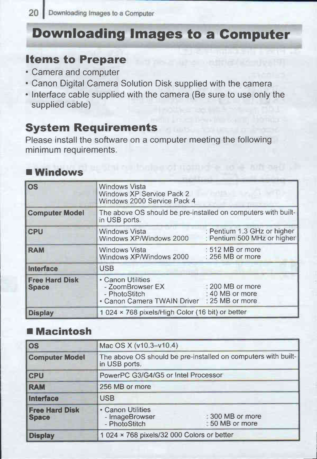 Canon SX100 IS manual 