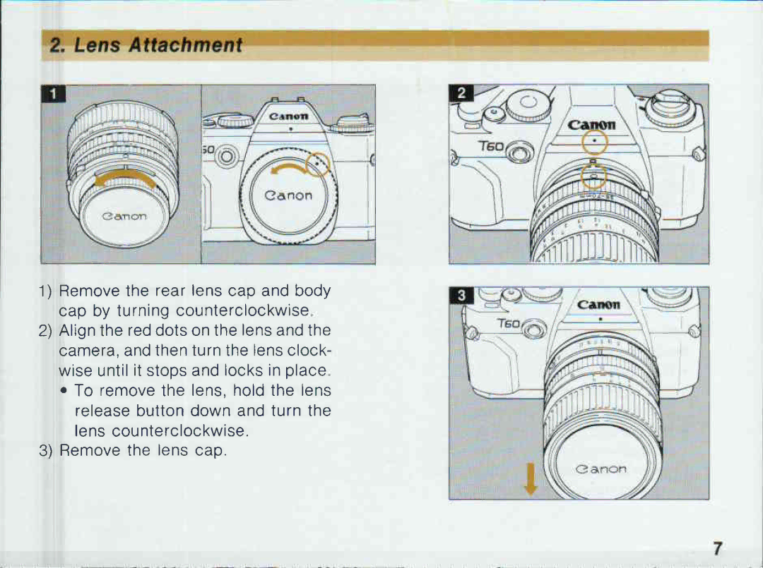 Canon T 60 manual 