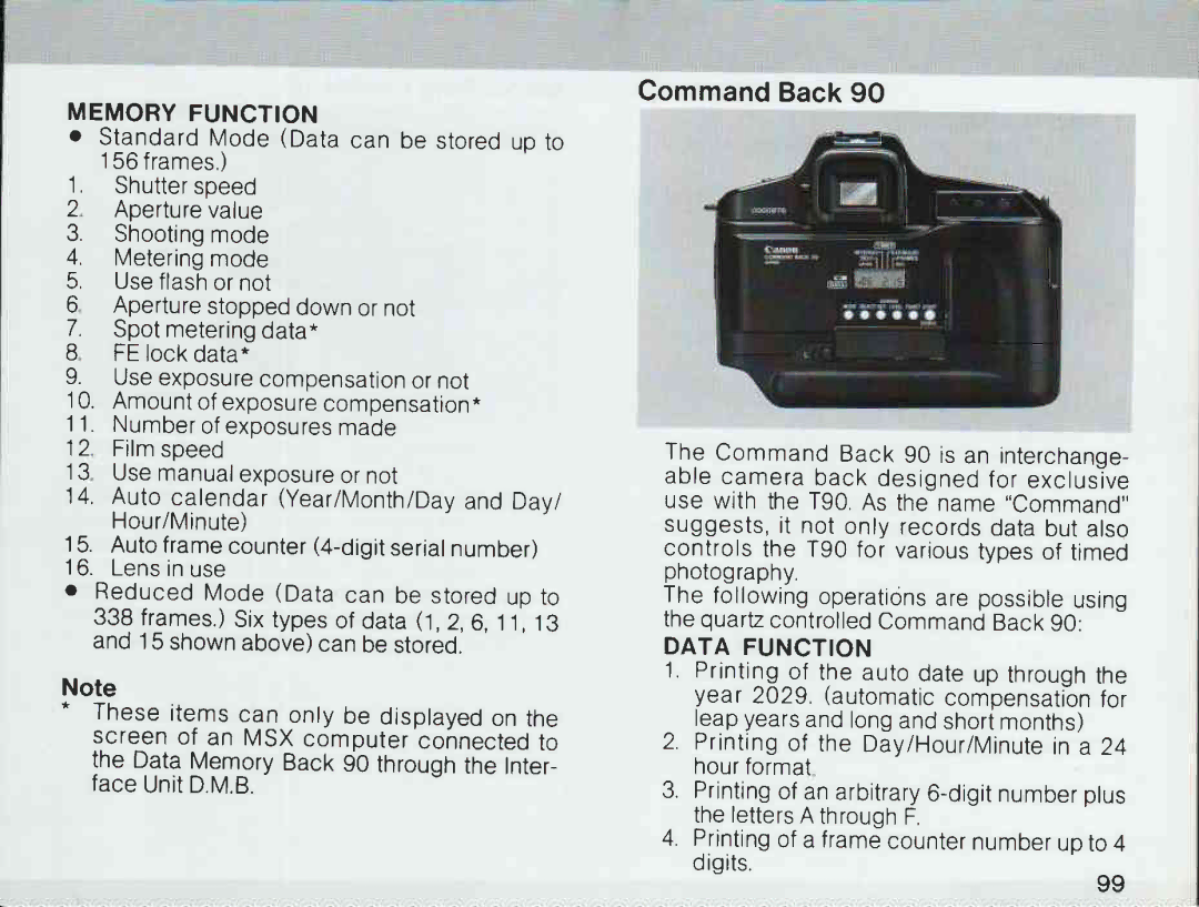 Canon T 90 manual 