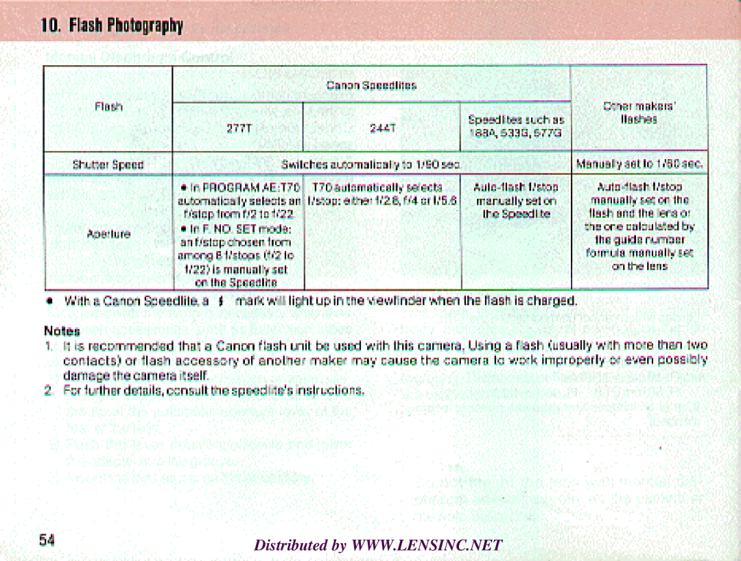 Canon T70 manual 