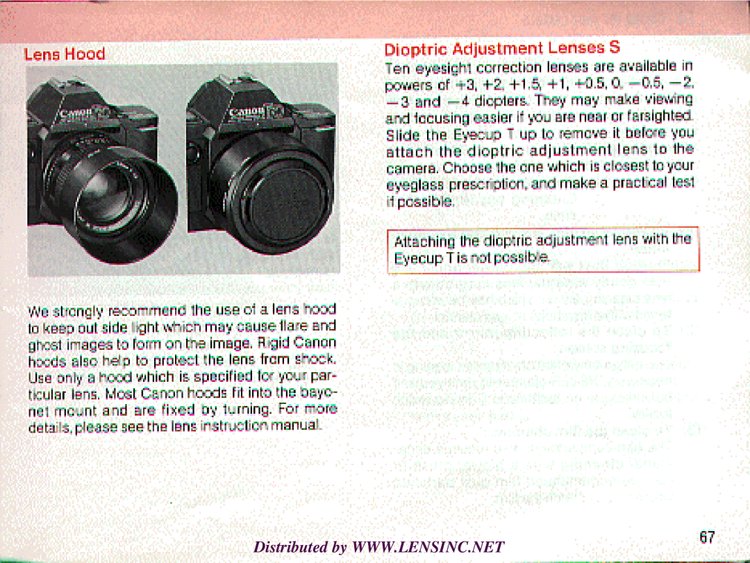 Canon T70 manual 