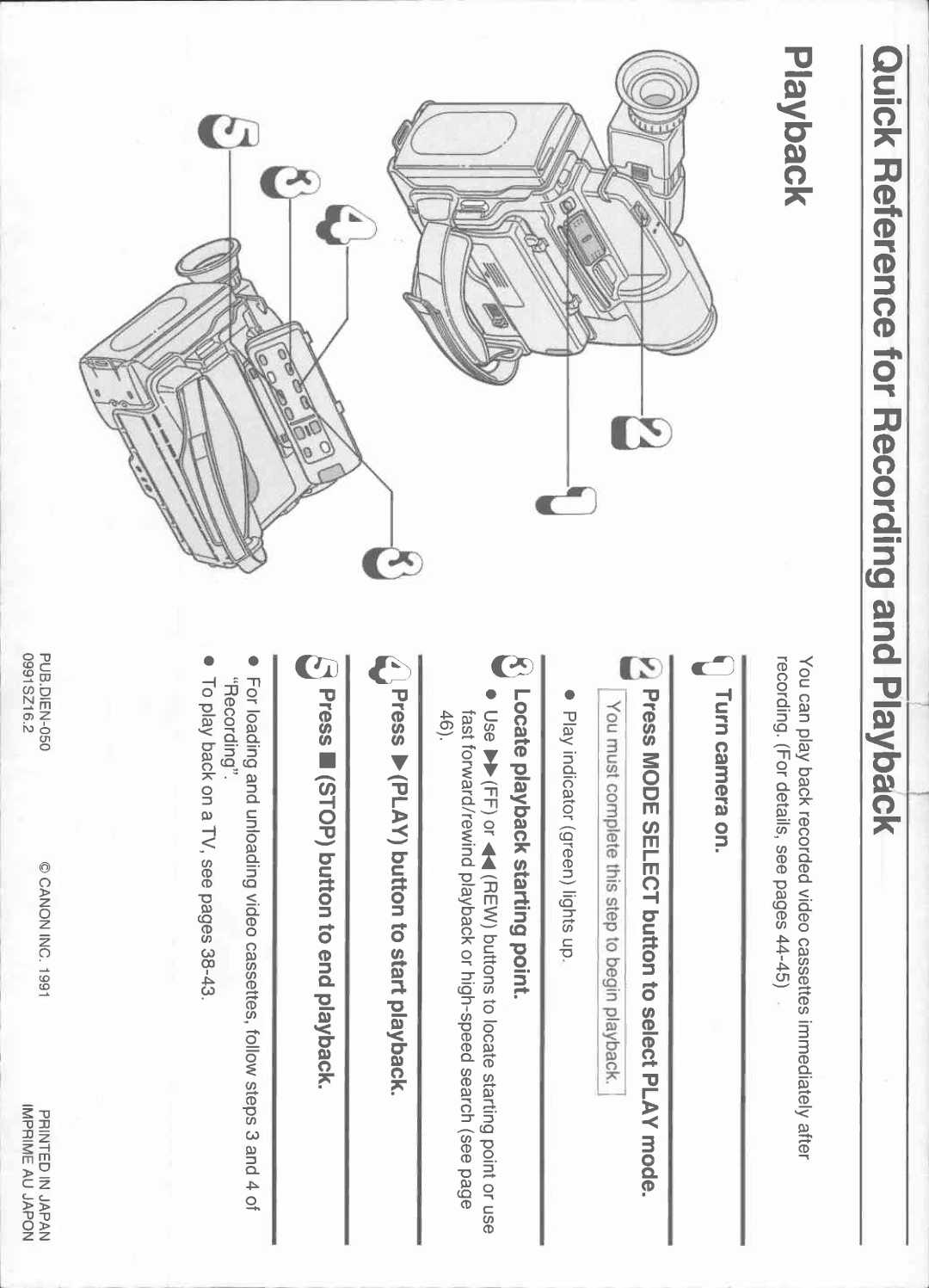 Canon UC 10 manual 