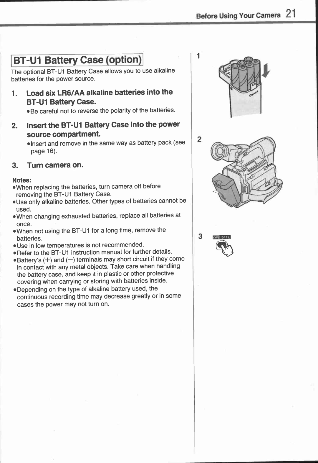 Canon UC 10 manual 