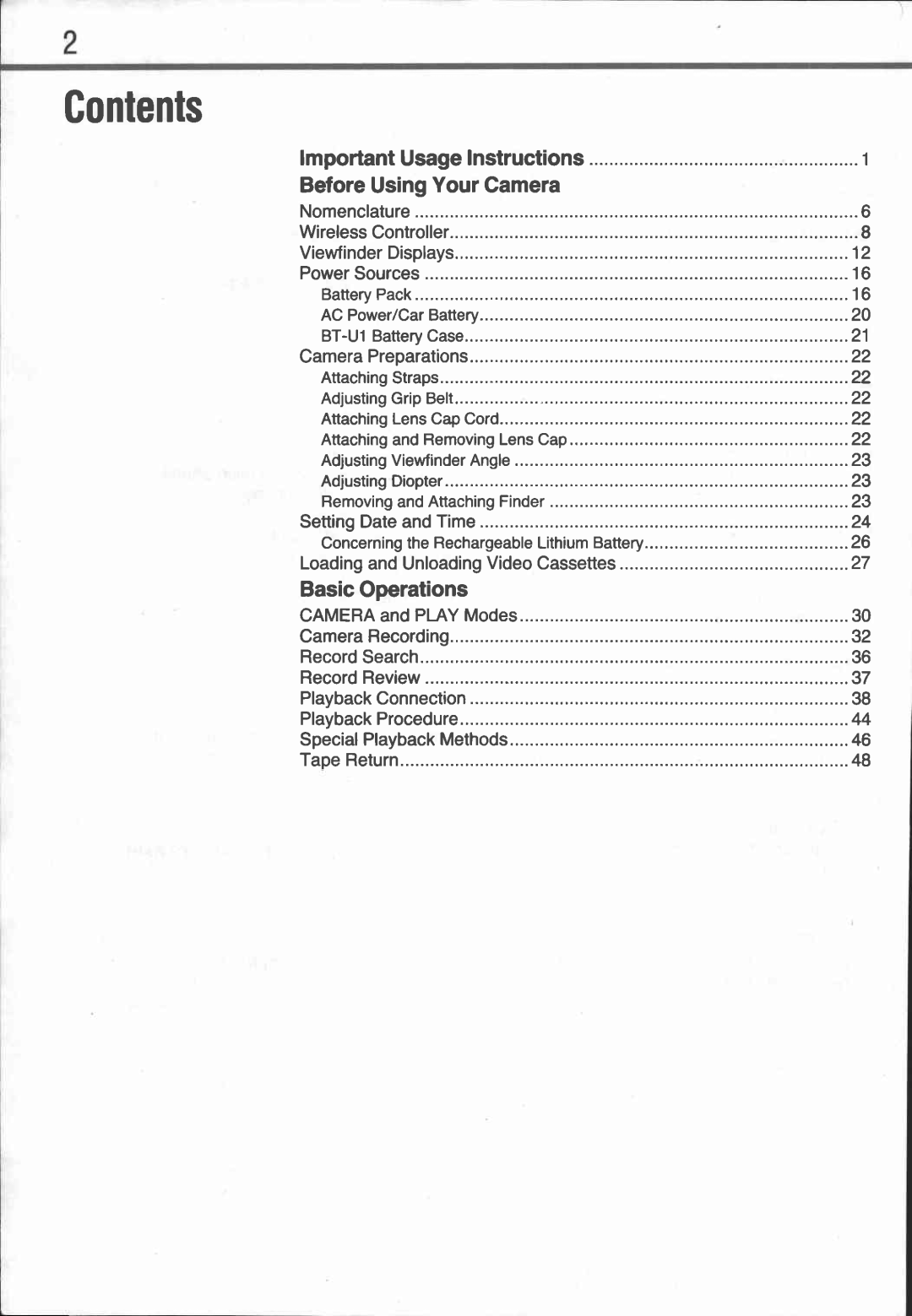 Canon UC 10 manual 