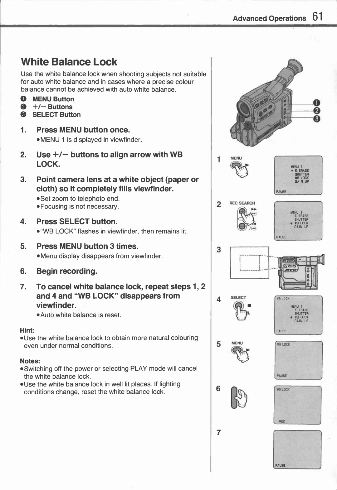 Canon UC 10 manual 