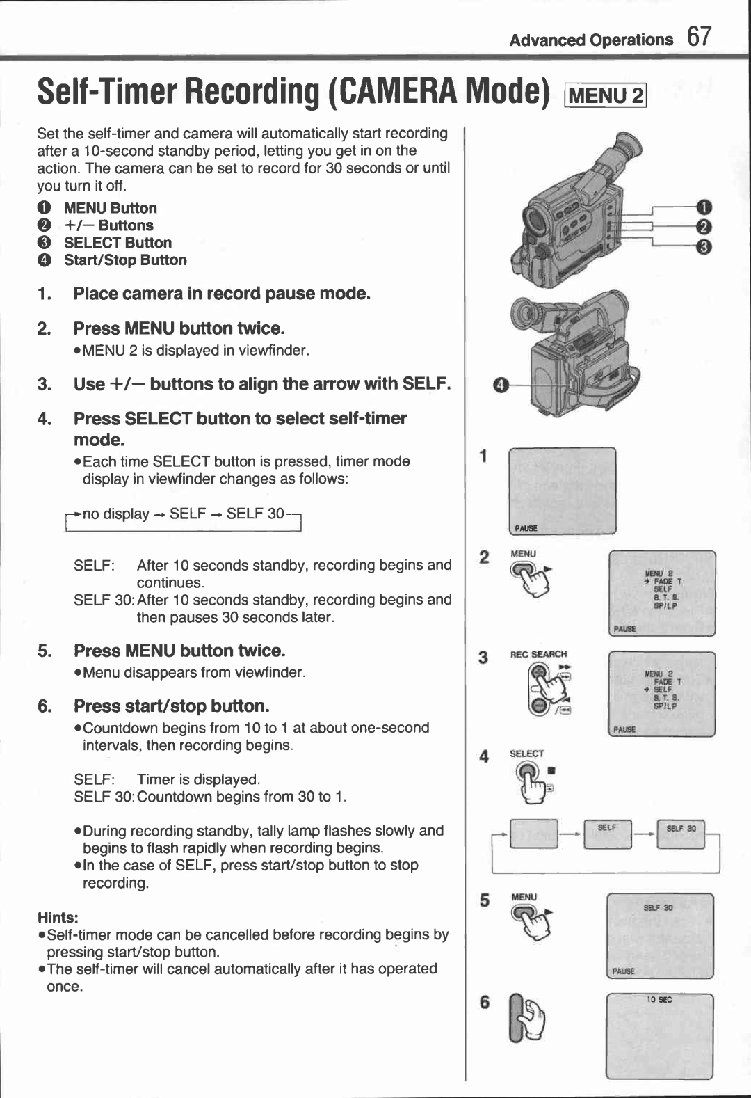 Canon UC 10 manual 