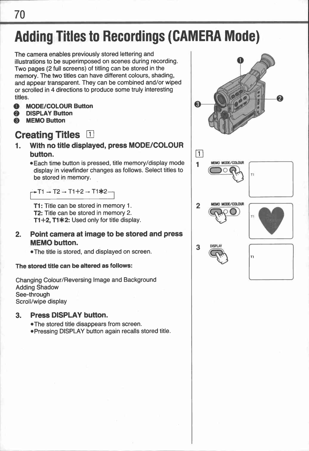 Canon UC 10 manual 