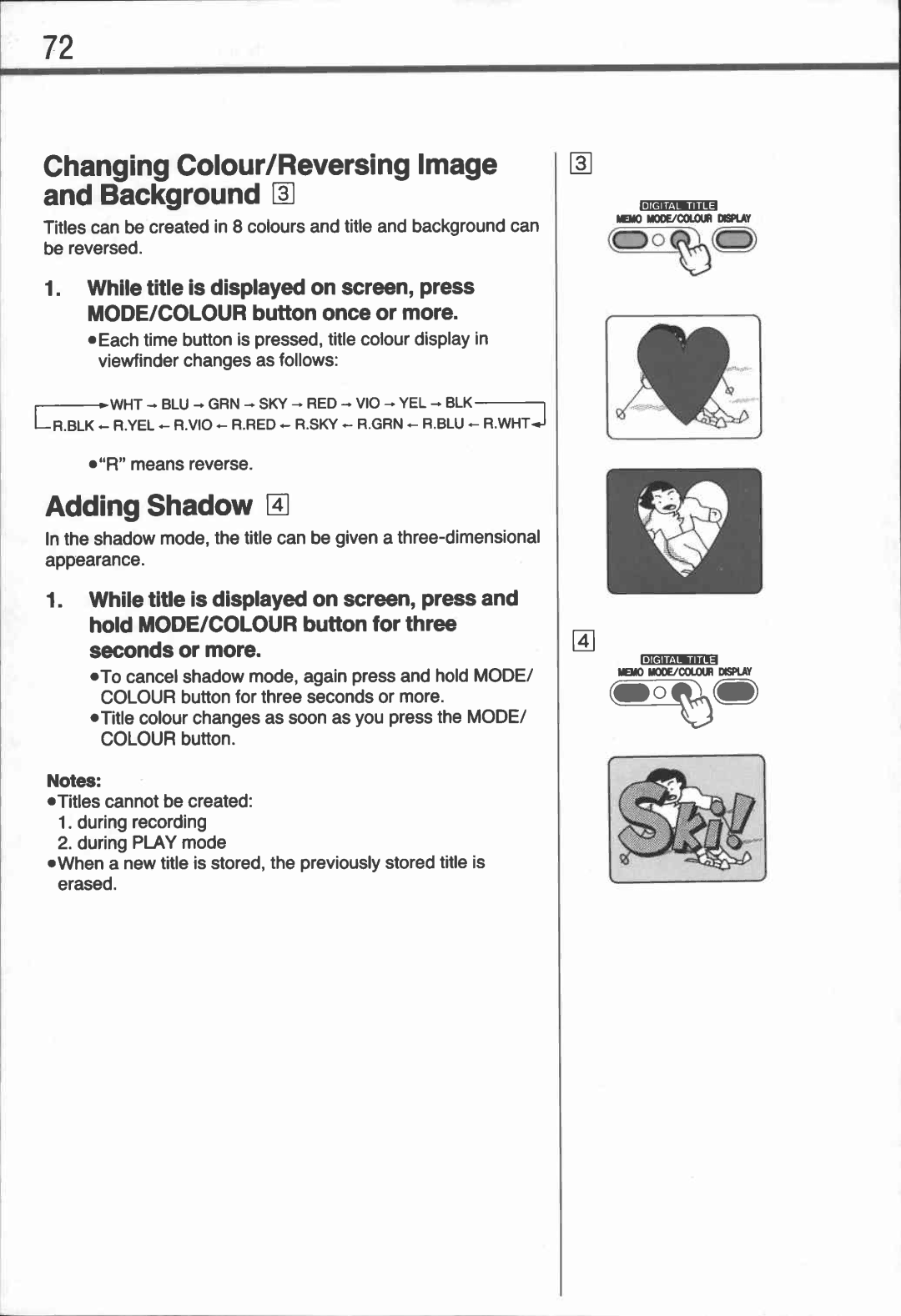 Canon UC 10 manual 