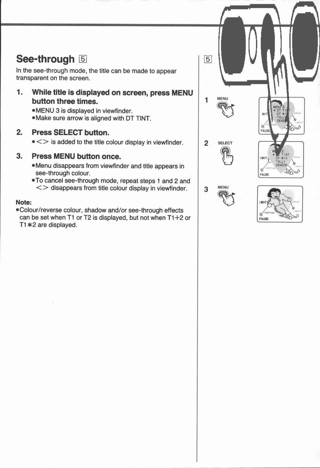 Canon UC 10 manual 