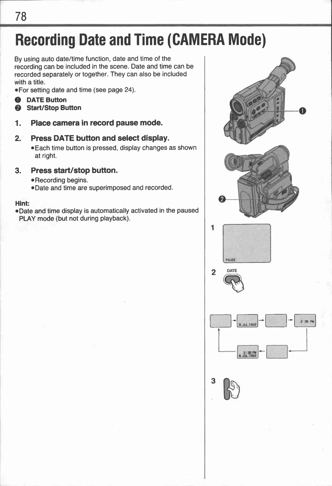 Canon UC 10 manual 