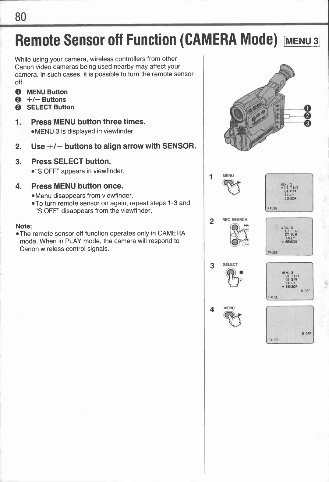 Canon UC 10 manual 