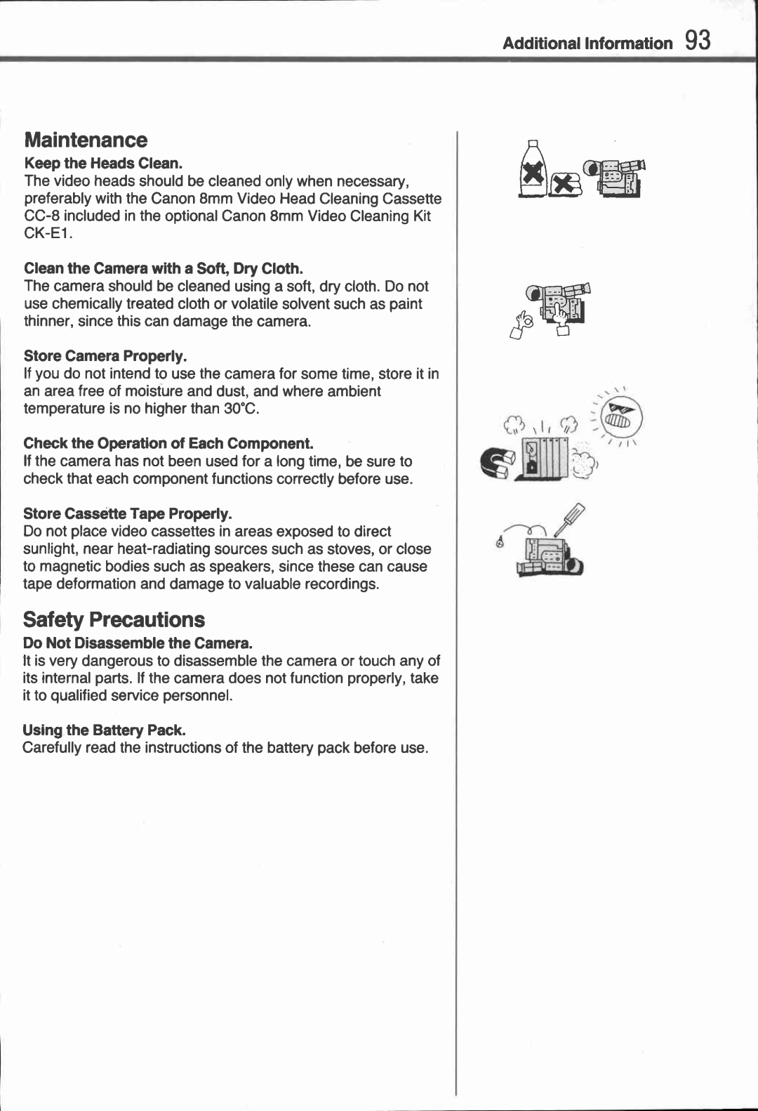 Canon UC 10 manual 