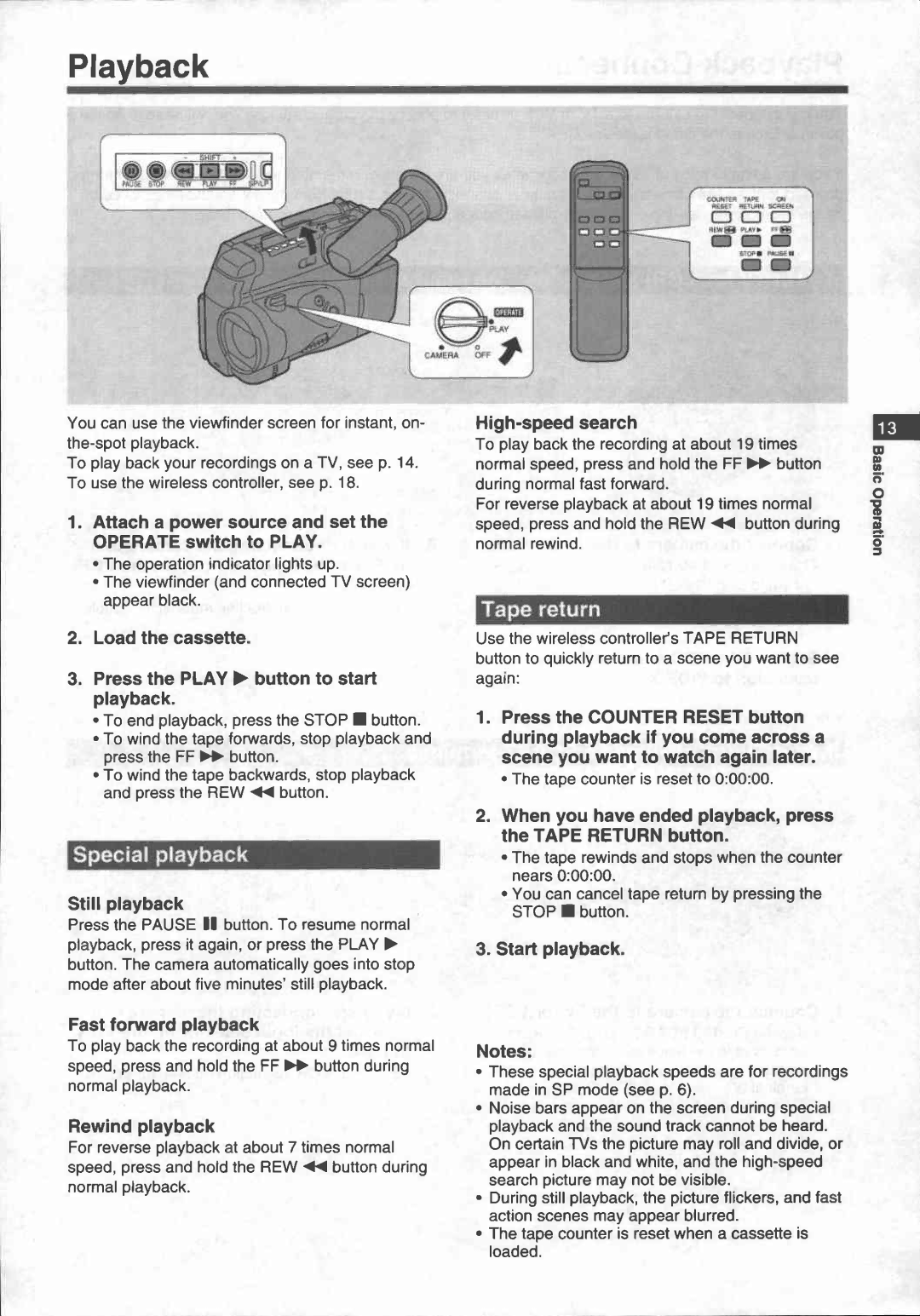 Canon UC 100 manual 