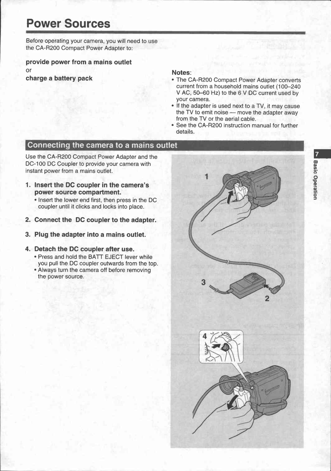 Canon UC 100 manual 