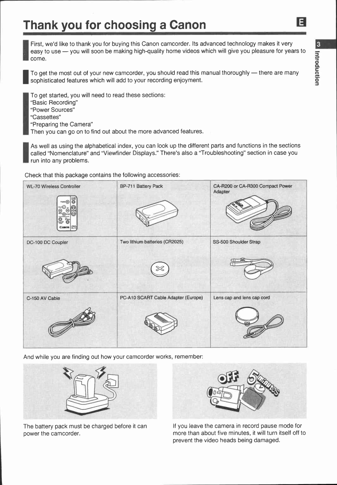 Canon UC 1000 manual 