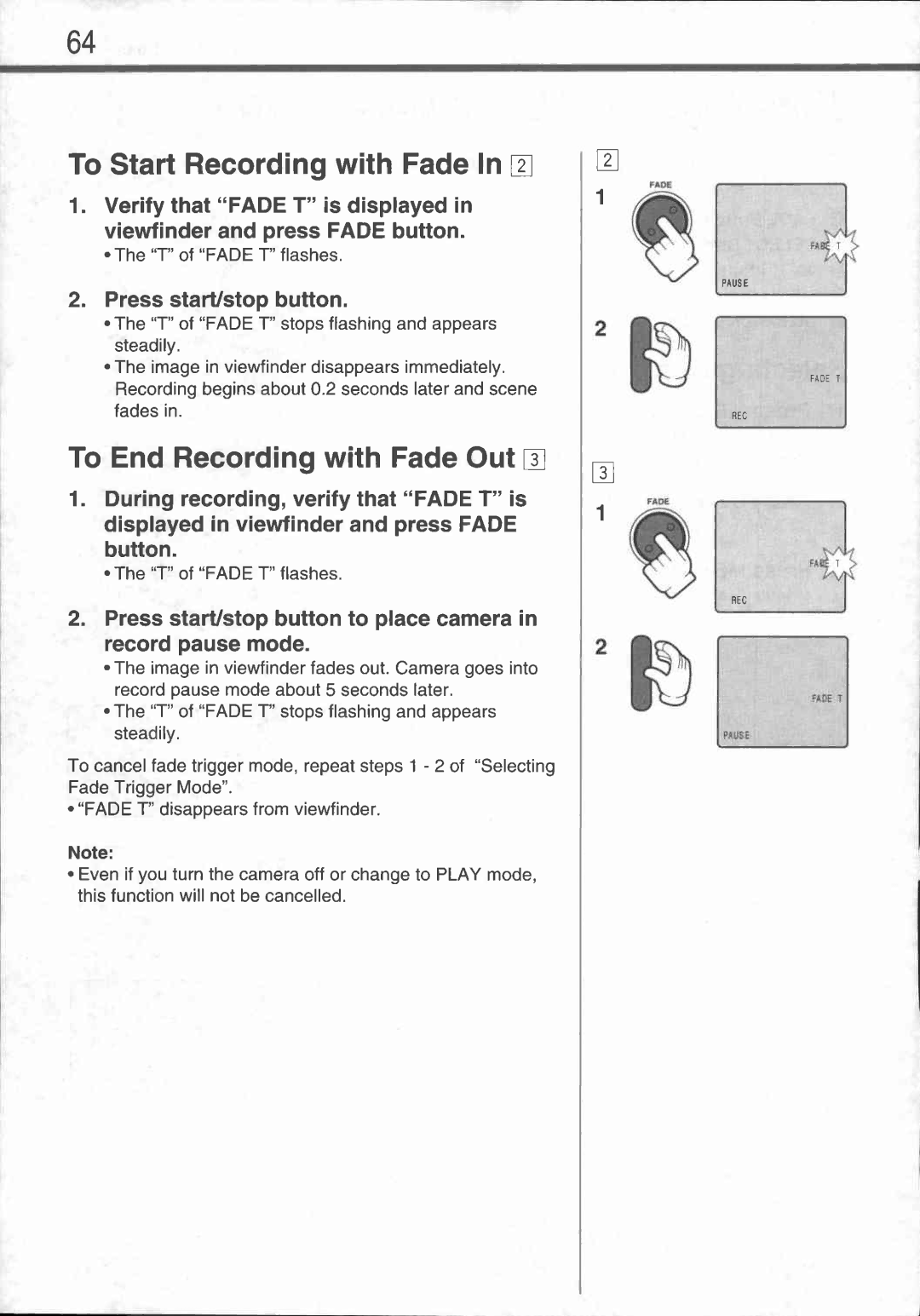 Canon UC 15, UC 16 manual 