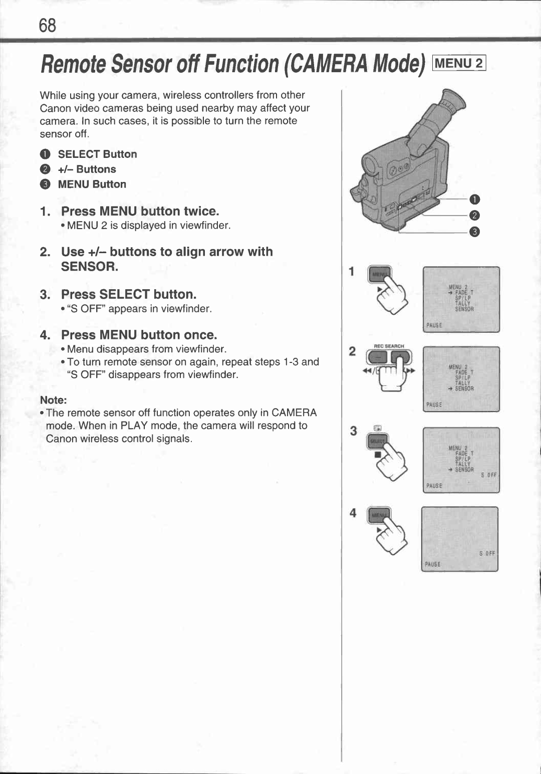 Canon UC 15, UC 16 manual 