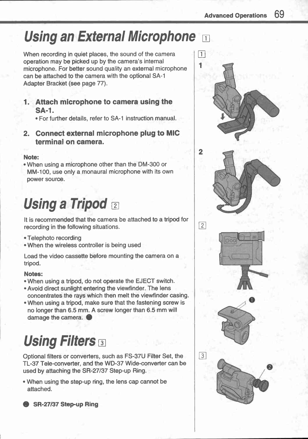 Canon UC 16, UC 15 manual 