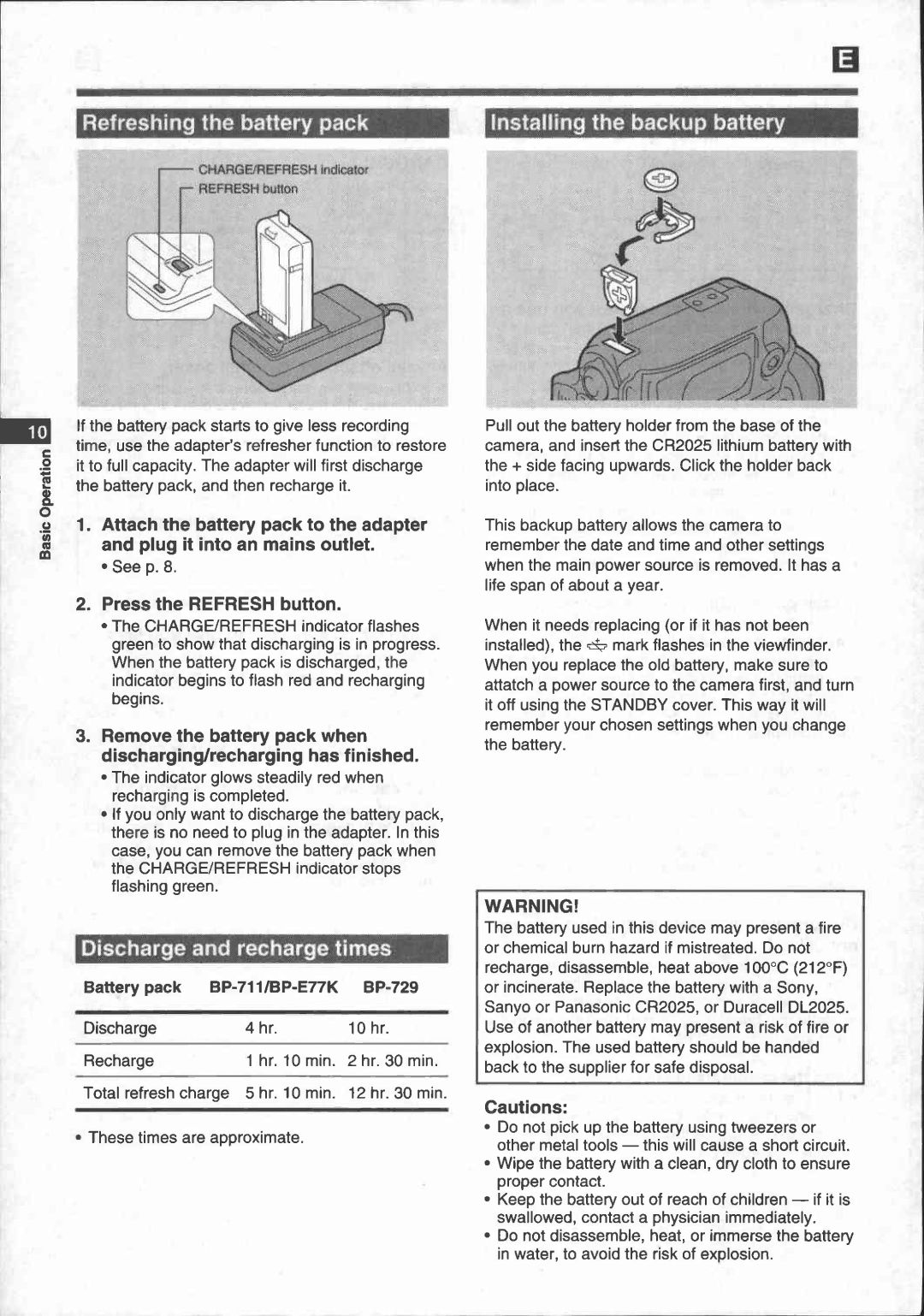 Canon UC 200 manual 