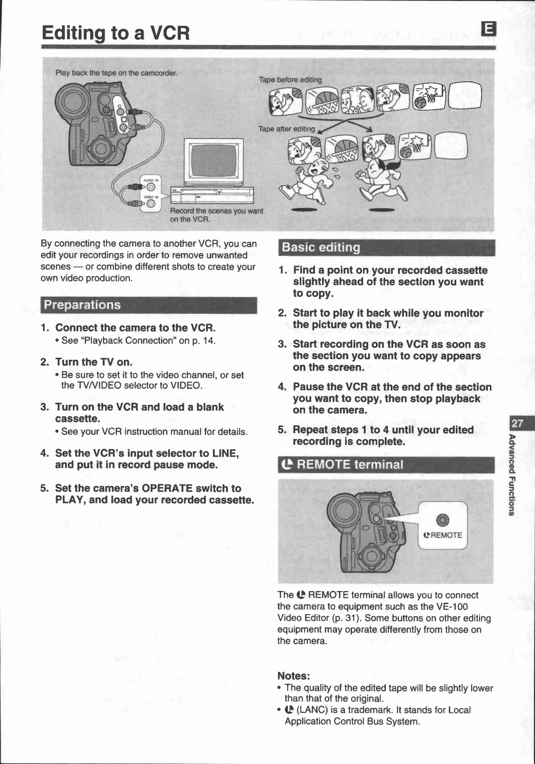 Canon UC 200 manual 