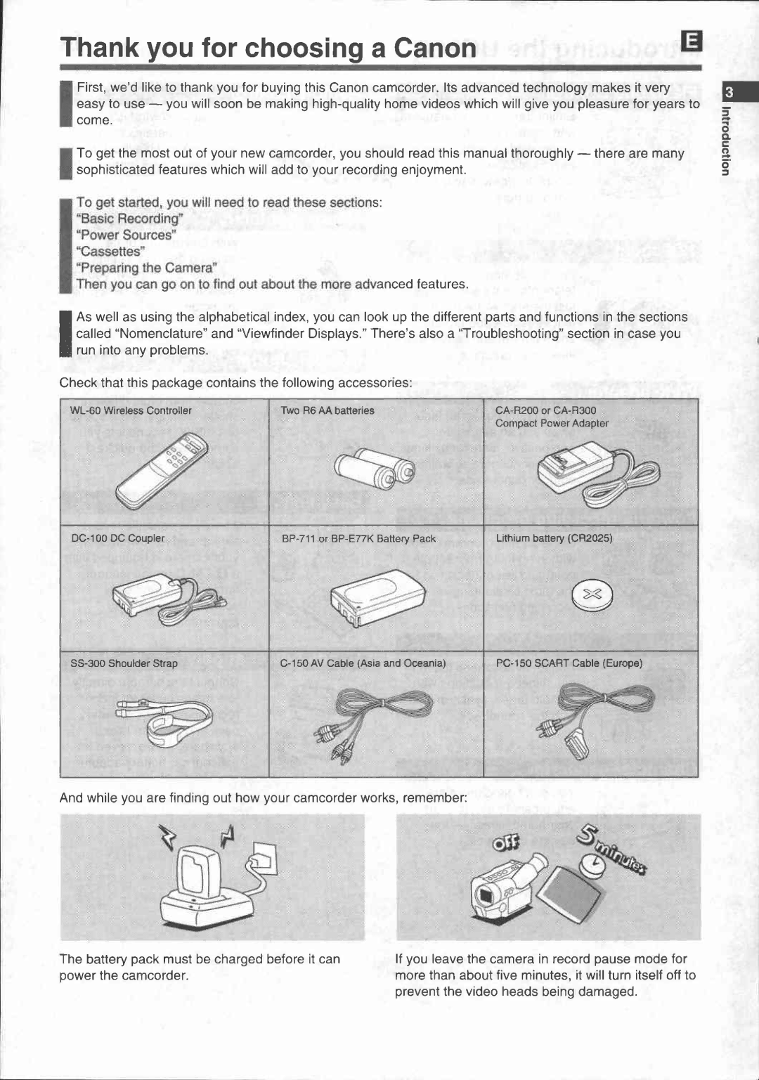 Canon UC 200 manual 