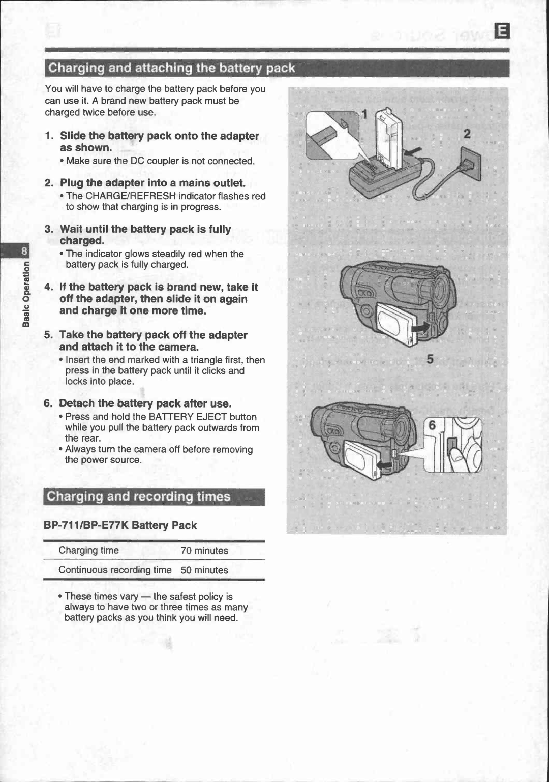 Canon UC 200 manual 