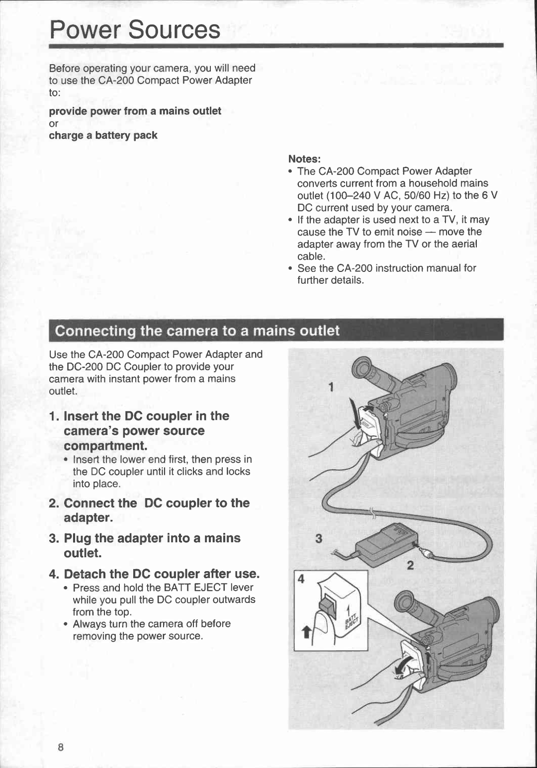 Canon UC 5 Hi, UC 40 Hi manual 