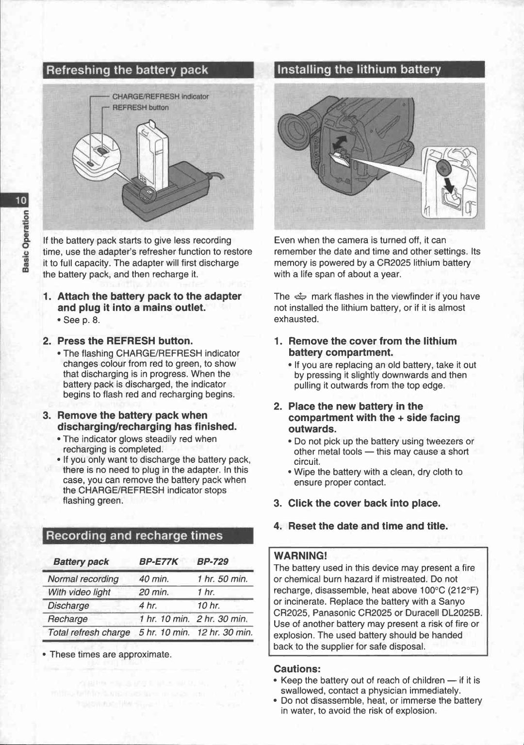 Canon UC 600 manual 