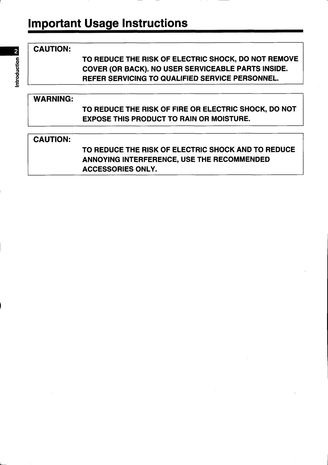 Canon UC 600 manual 