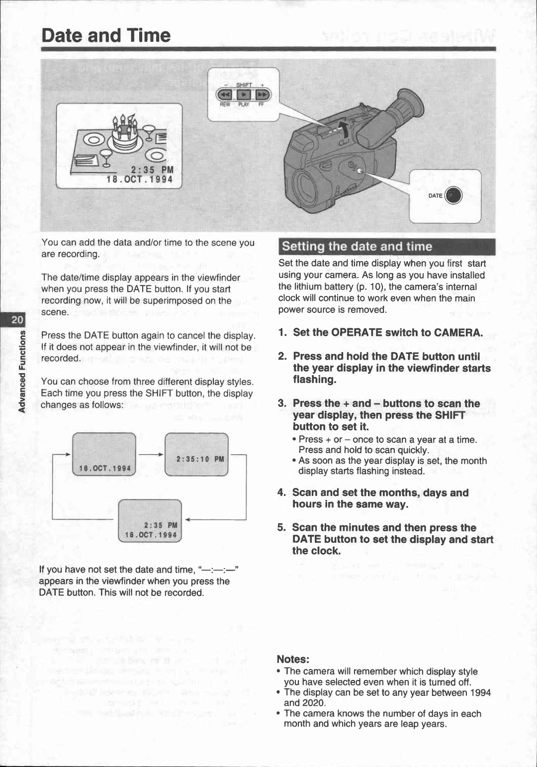 Canon UC 600 manual 