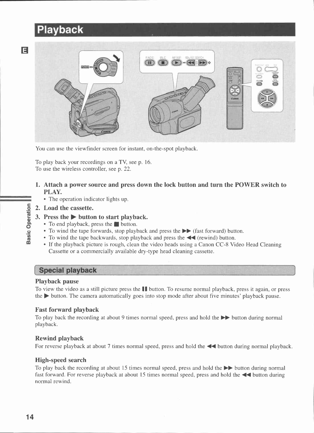 Canon UC 7500, UC 7000, UC 6000 manual 