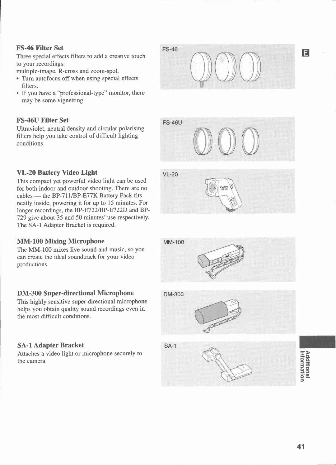 Canon UC 7500, UC 7000, UC 6000 manual 