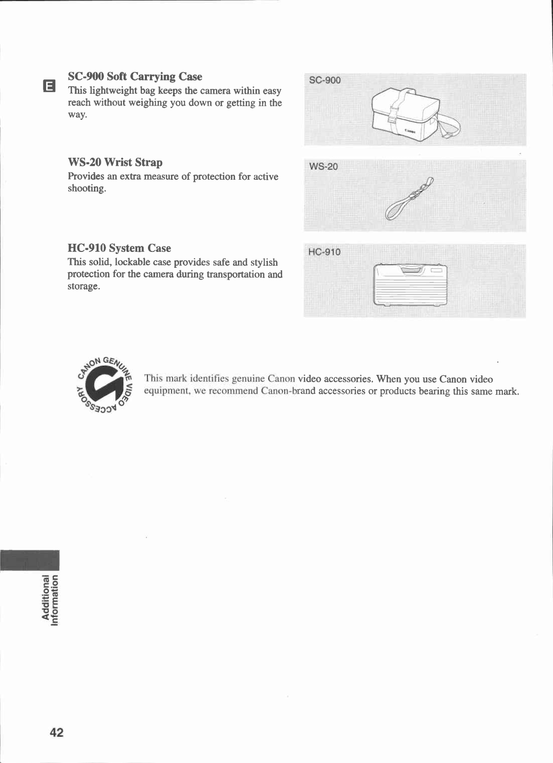 Canon UC 7000, UC 6000, UC 7500 manual 