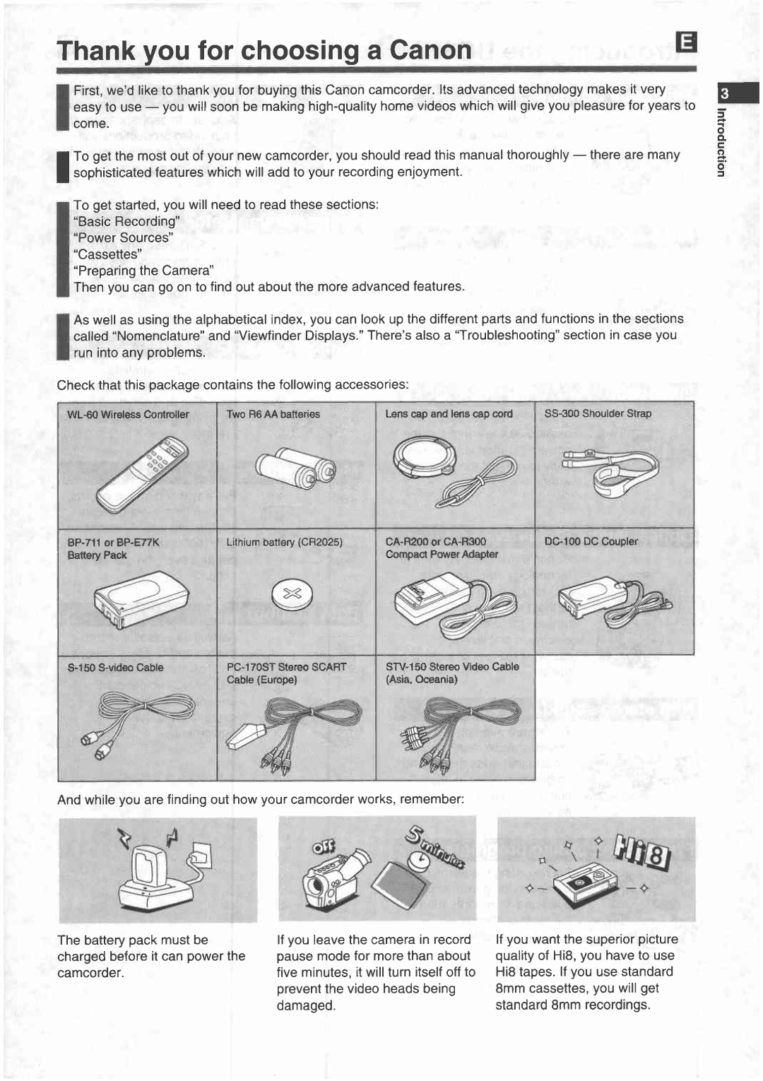 Canon UC 8 Hi manual 