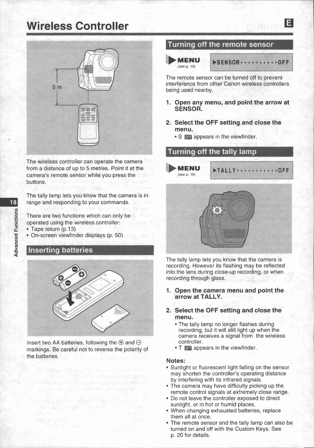 Canon UC 900 manual 