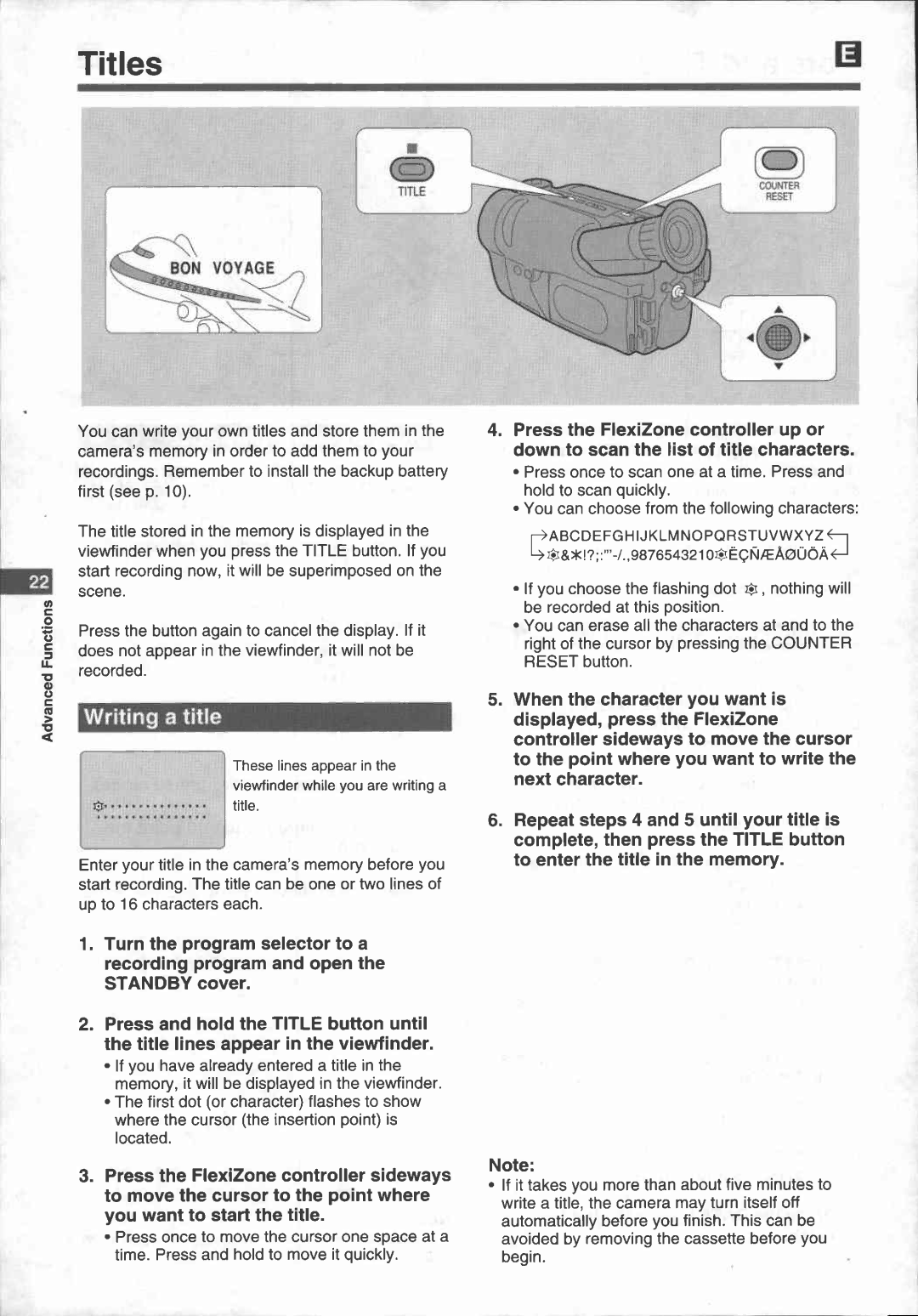 Canon UC 900 manual 