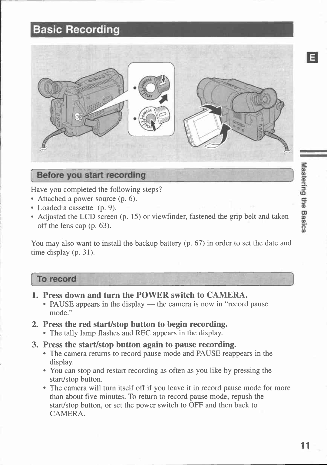 Canon UC V 200, UC-V20, UC-V30, UC V 300 manual 