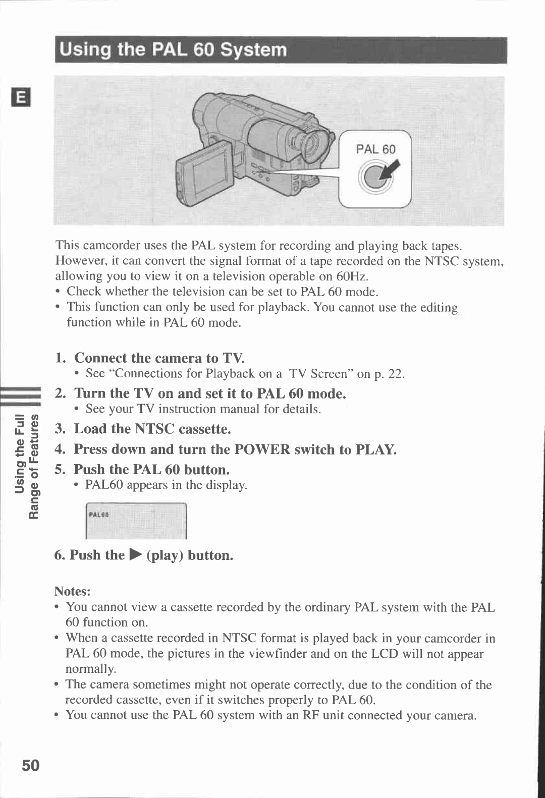 Canon UC V 300, UC-V20, UC-V30, UC V 200 manual 