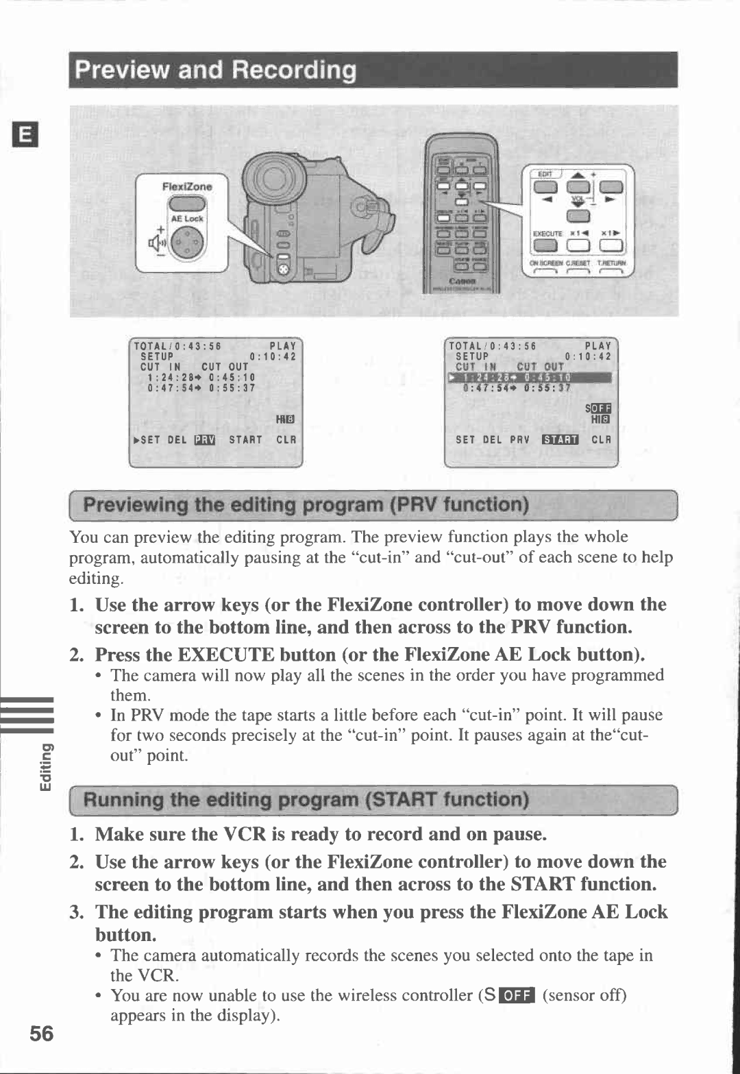 Canon UC-V30, UC-V20, UC V 300, UC V 200 manual 