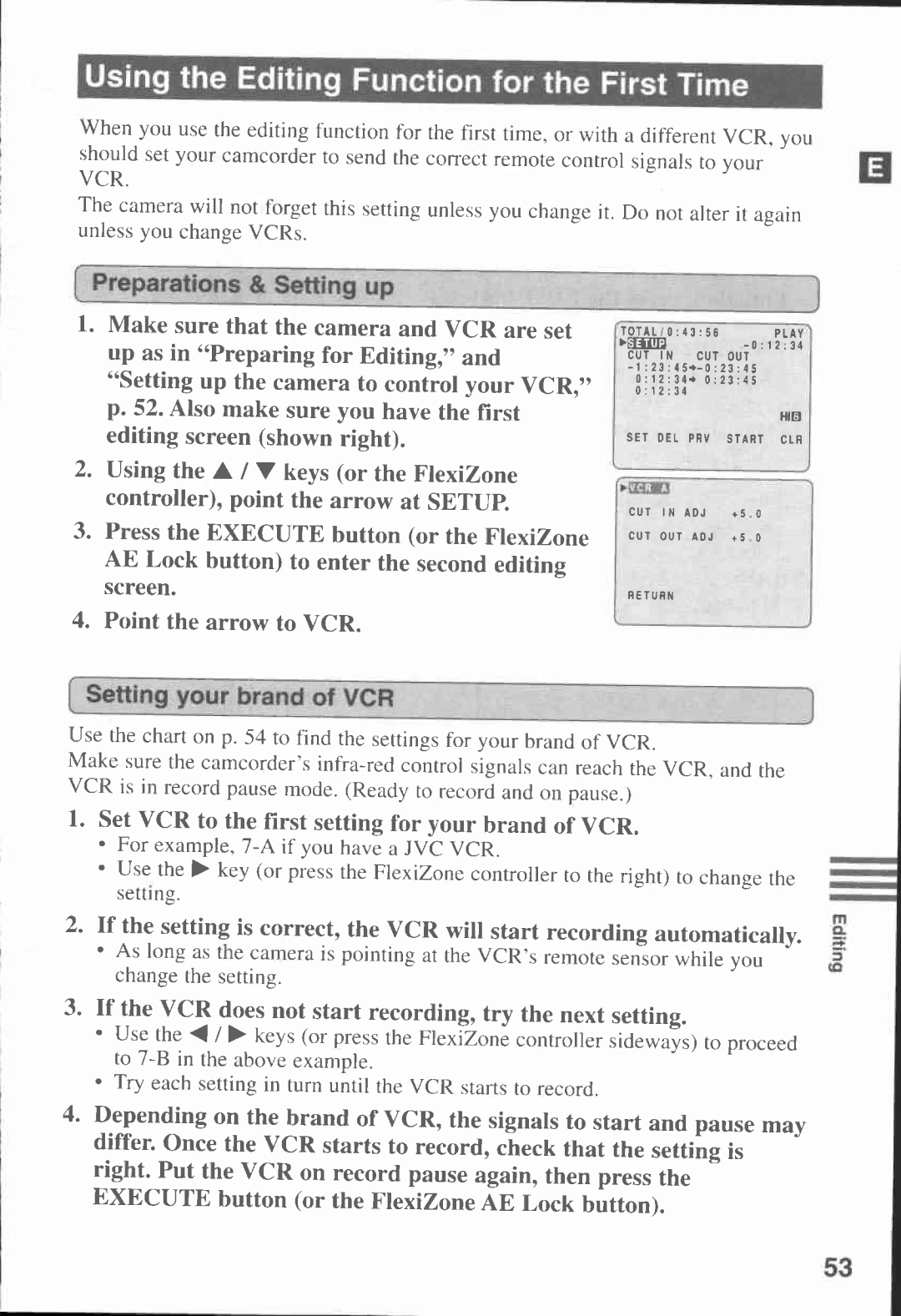 Canon UC V 200, UC-V20, UC-V30, UC V 300 manual 