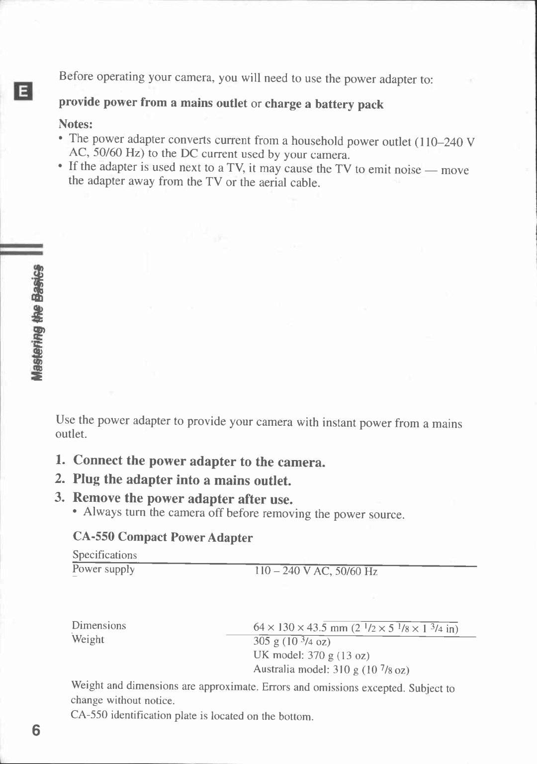 Canon UC-V20, UC-V30, UC V 300, UC V 200 manual 