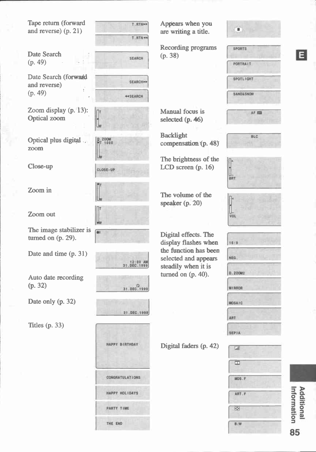 Canon UC-V30, UC-V20, UC V 300, UC V 200 manual 