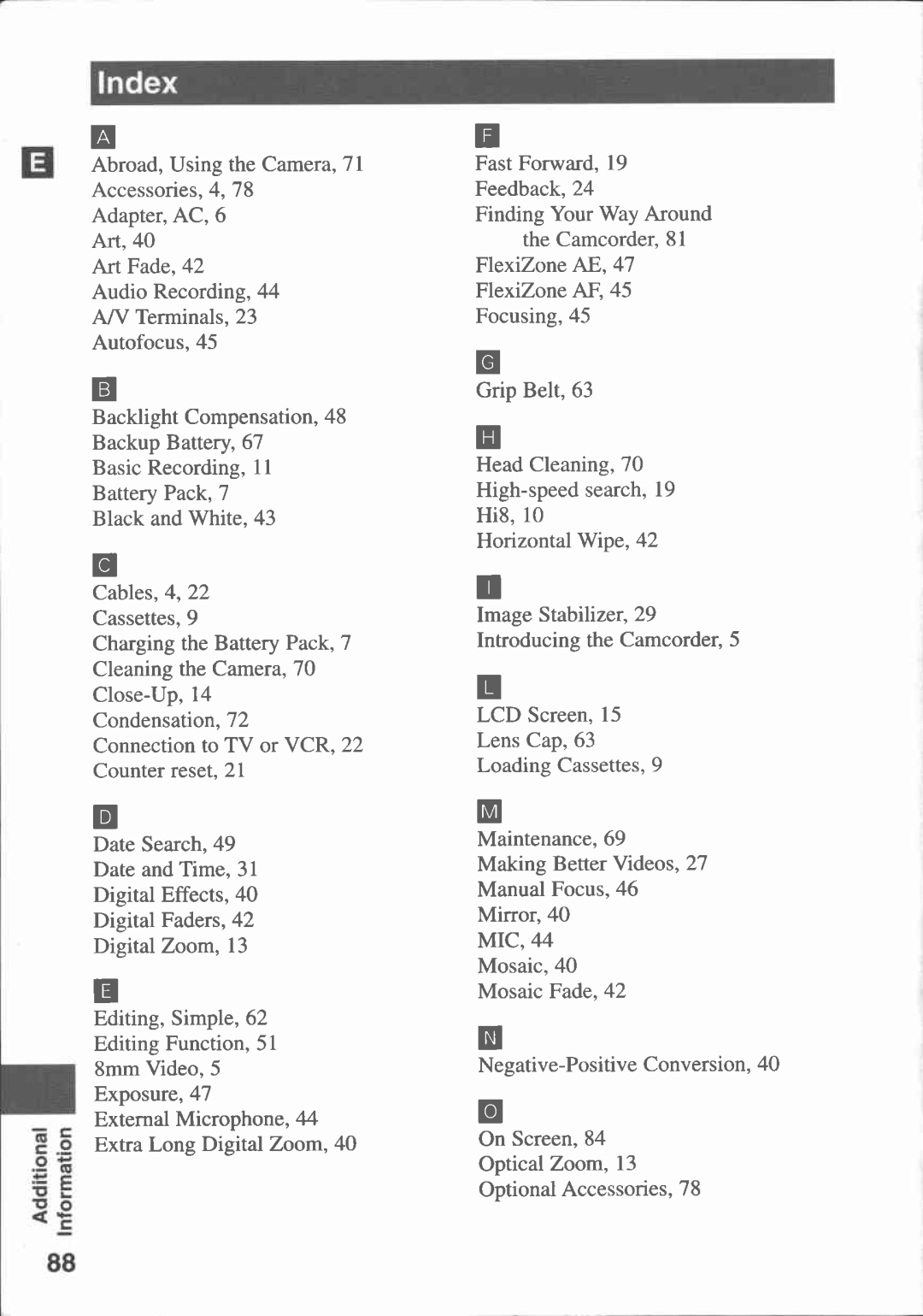 Canon UC-V20, UC-V30, UC V 300, UC V 200 manual 