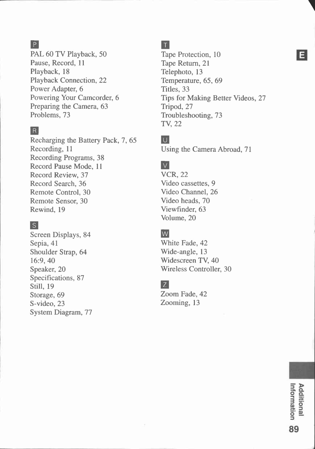 Canon UC-V30, UC-V20, UC V 300, UC V 200 manual 