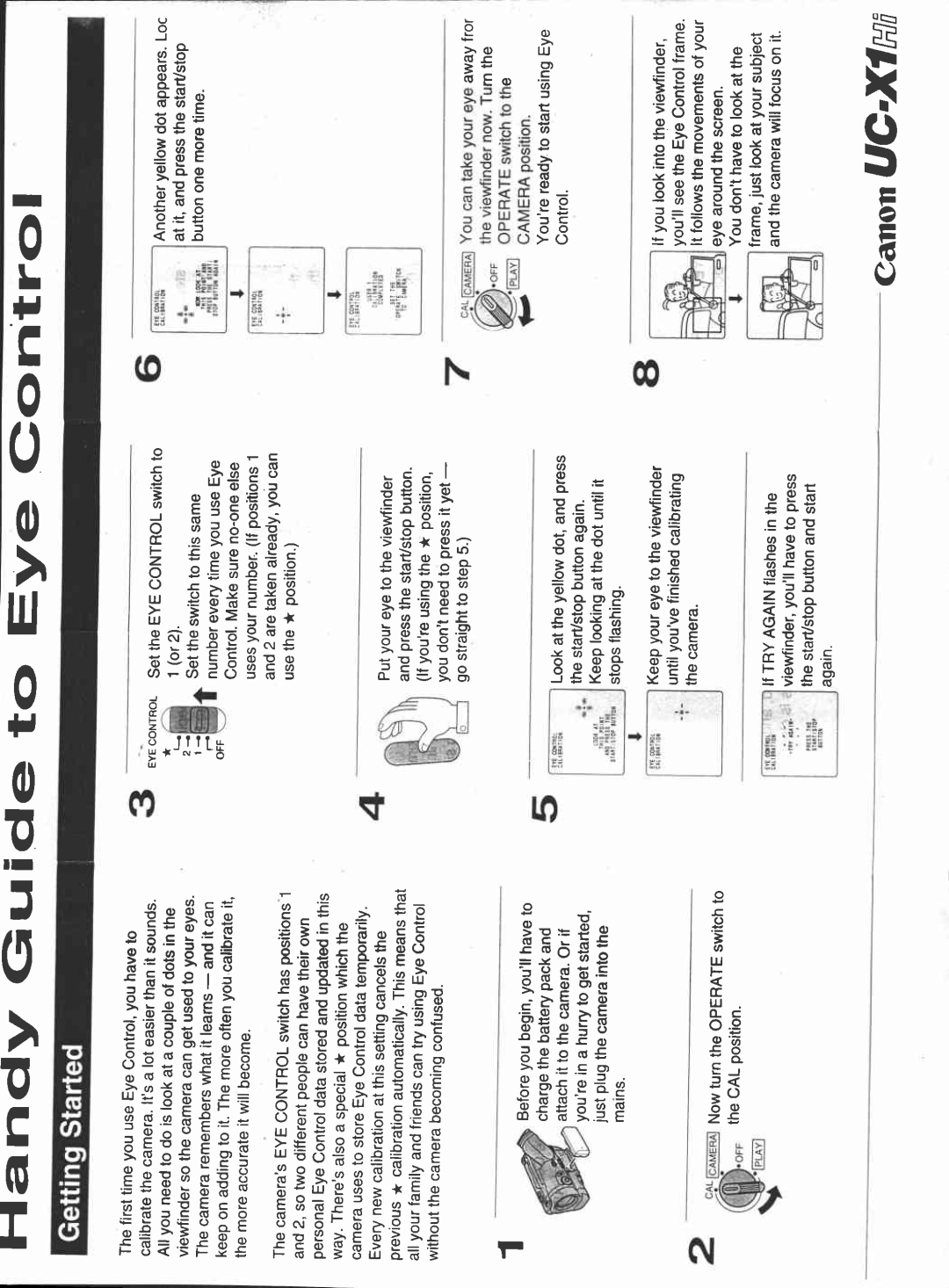 Canon UC X 1 Hi manual 